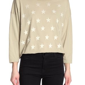 Vintage Havana Distressed Faded Star Long Sleeve